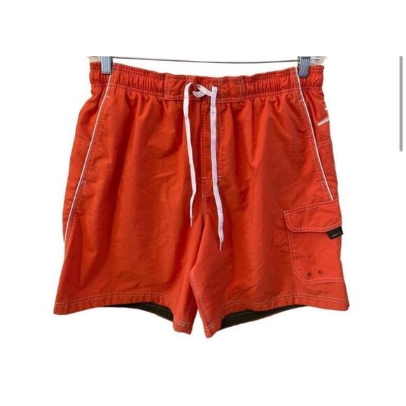 Speedo Swimming Trunks Shorts Summer Spring Beach Vacation Athletic Surf Swim - Picture 1 of 5